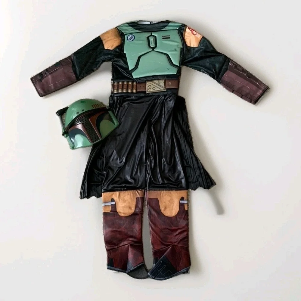 Star Wars Boba Fett NEW 2-Piece Set Halloween Costume‎ Child Size L 12-14